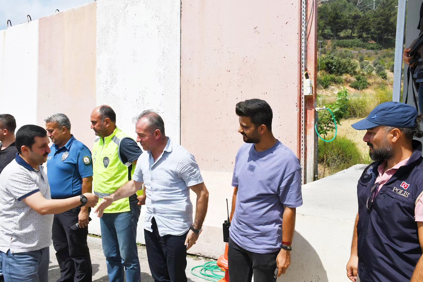 Kaymakam Yılmaz'dan Polis Kontrol Noktası Ziyareti