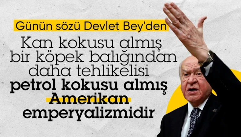 Devlet Bahçeli'den Maduro tepkisi: Petrol kokusu almış Amerikan emperyalizmi