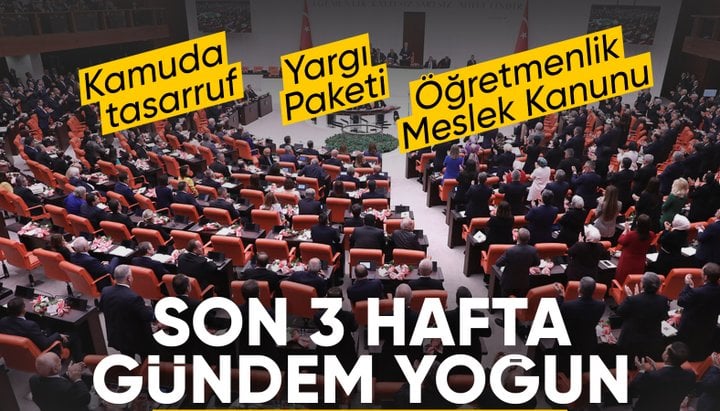 TBMM'de bu hafta gündem yoğun: İşte gündem başlıkları