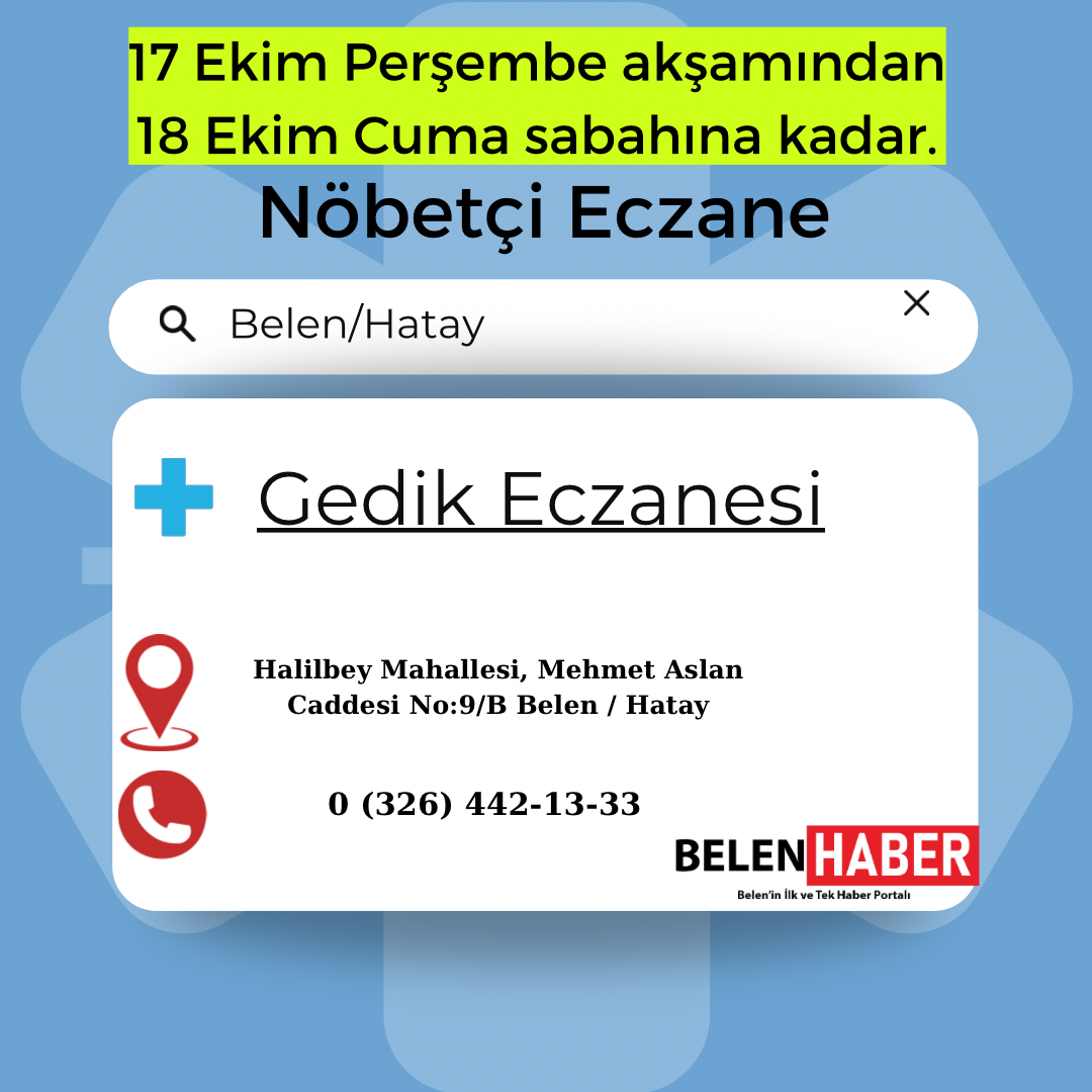 Belen Nöbetçi Eczane 