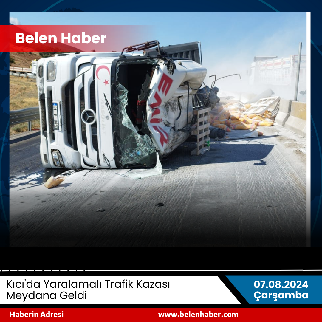 Kıcı'da Yaralamalı Trafik Kazası 