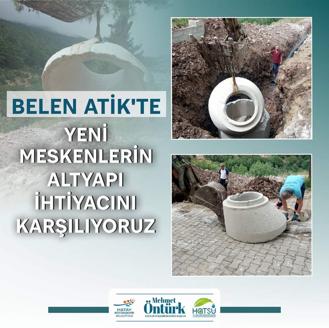 Hatsu Belen'de Atık Suların Tahliyesi İçin Çalışmaların Devam Ettiğini Belirtti