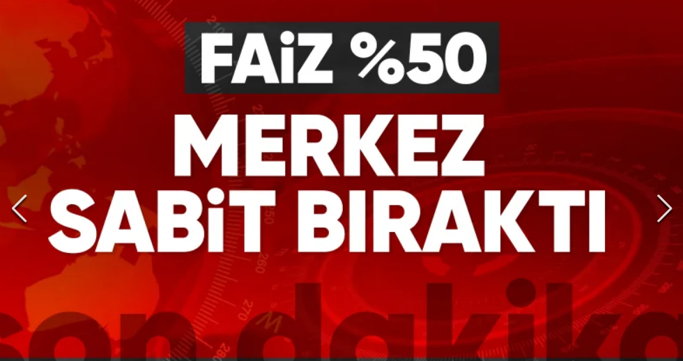 TCMB, Haziran 2024 politika faizini yüzde 50’de sabit bıraktı