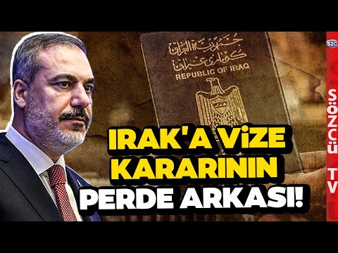 Bakan Fidan tarih verdi: Irak’a vize serbestisi başlıyor